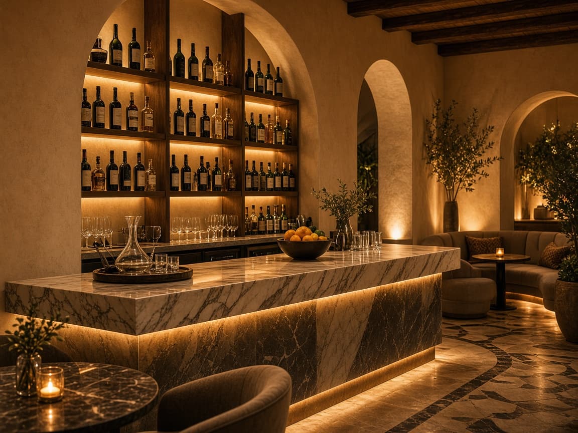 Bar et cave à vins